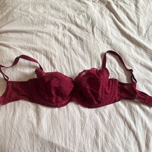 Panache Envy underwire lace plunge bra 32F